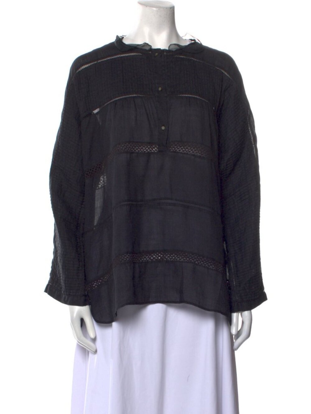 Isabel Marant black blouse size;US M/FR 42